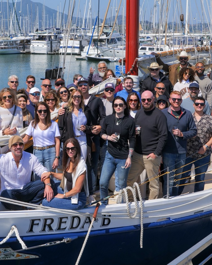 Image ad A, portrait crop of the same sailing photo